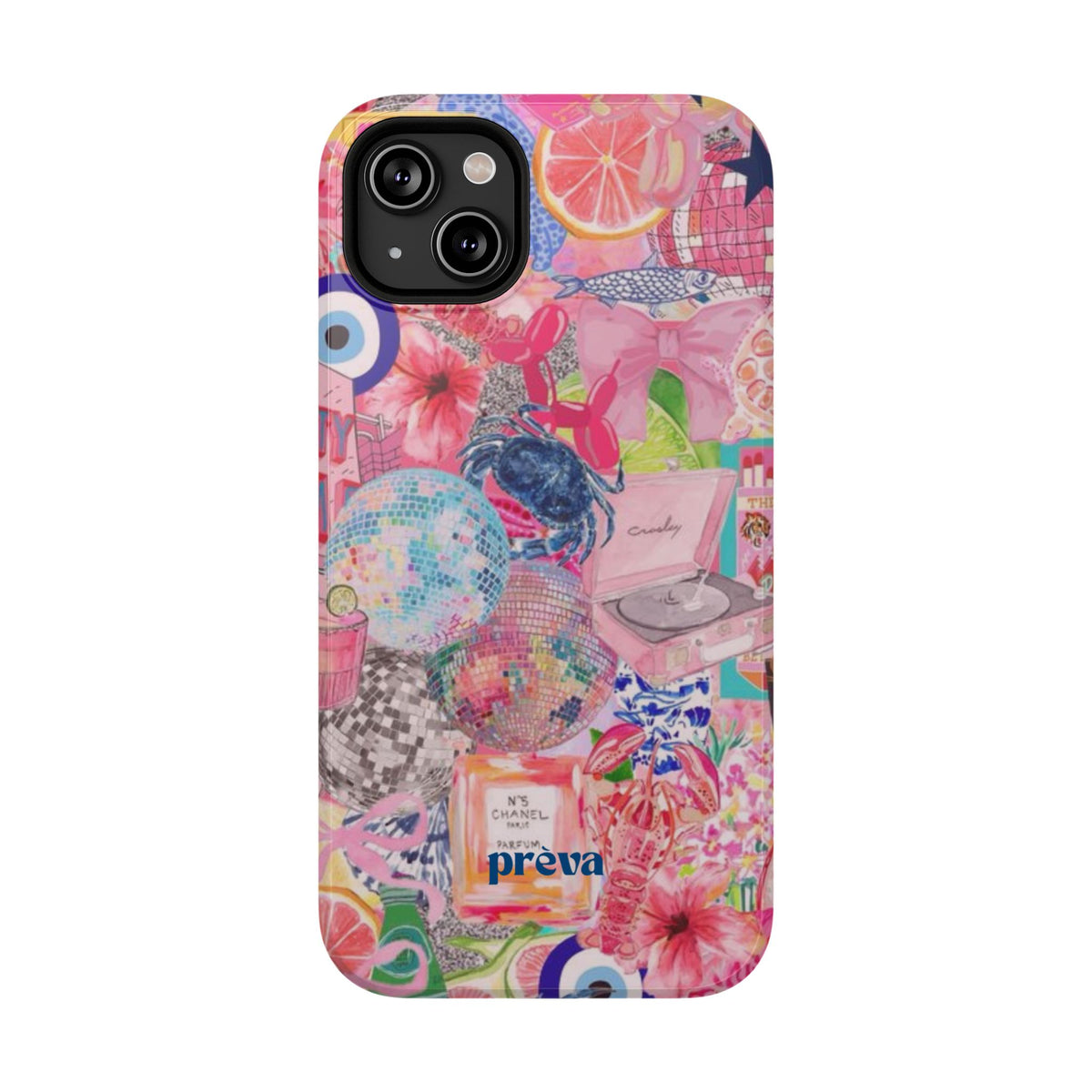 Floral & Pink Collage Phone Case