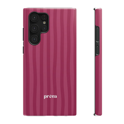 Magenta Stripes Phone Case