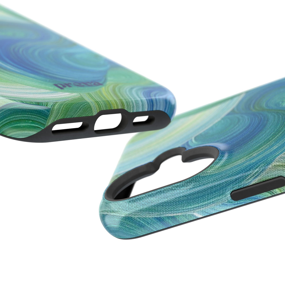 Swirling Ocean Impact-Resistant Phone Case
