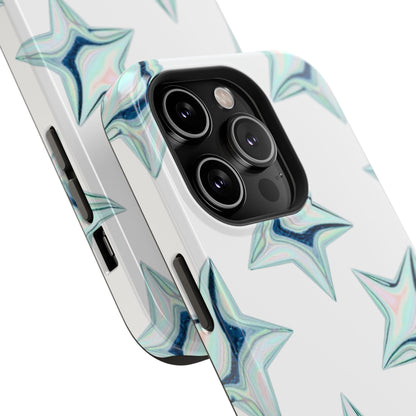White Starburst Phone Case