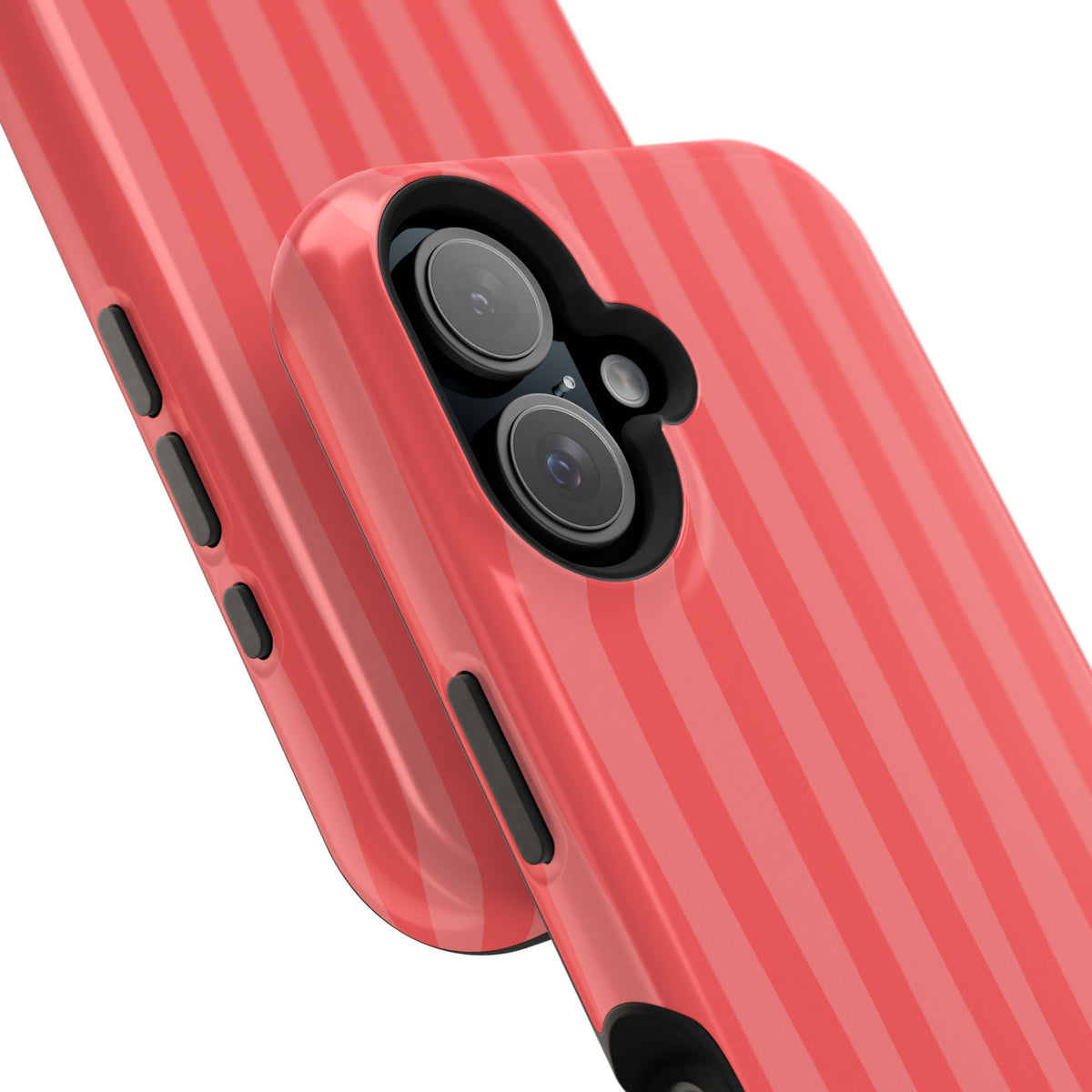 Coral Stipes Phone Case
