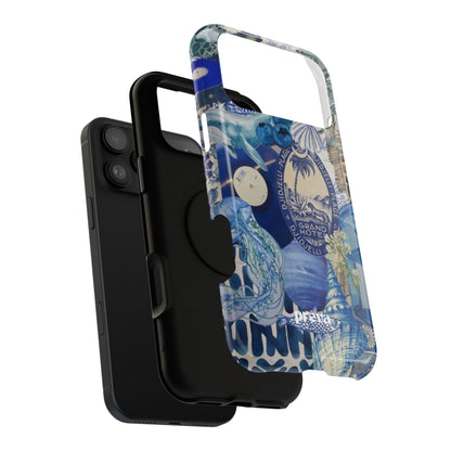 Blue Night Collage Phone Case