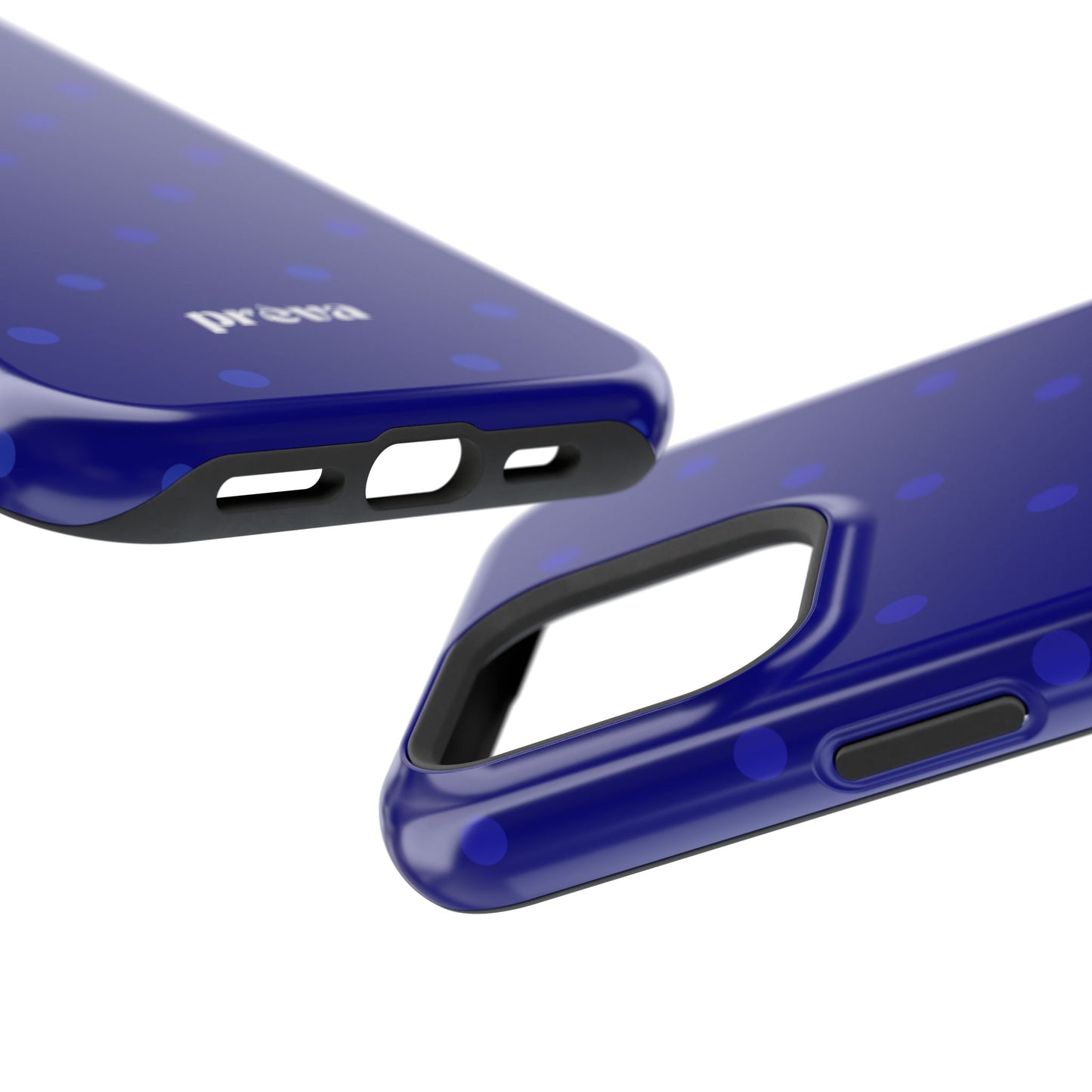 Dark Blue Polka Dots Phone Case