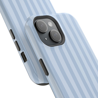 Pastel Blue Stripes Phone Case