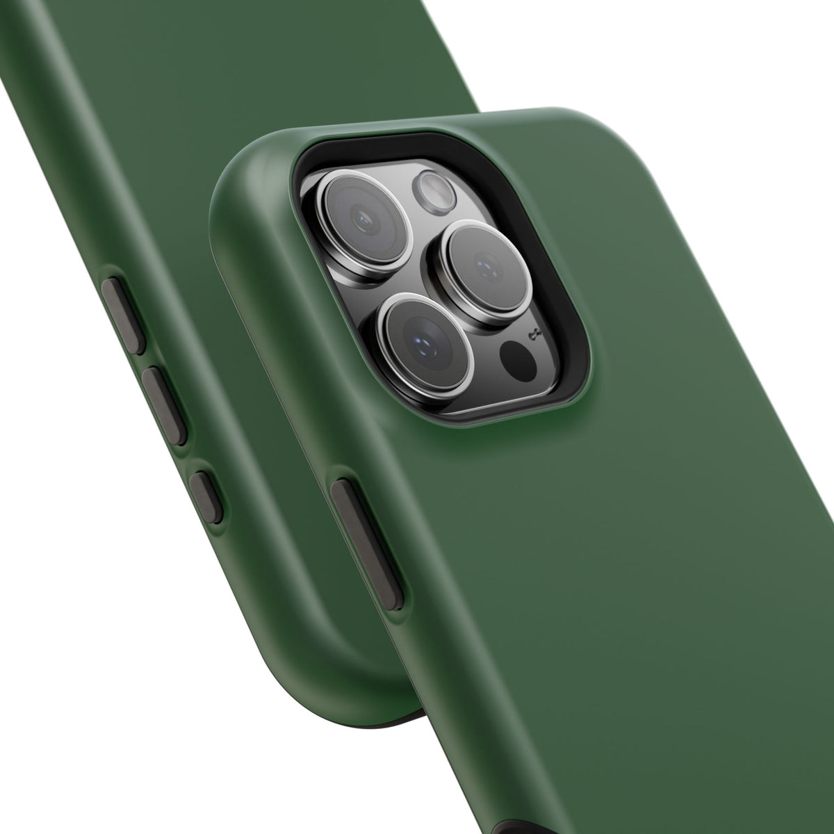 Impact-Resistant Phone Case — Forest Green Slim Armor