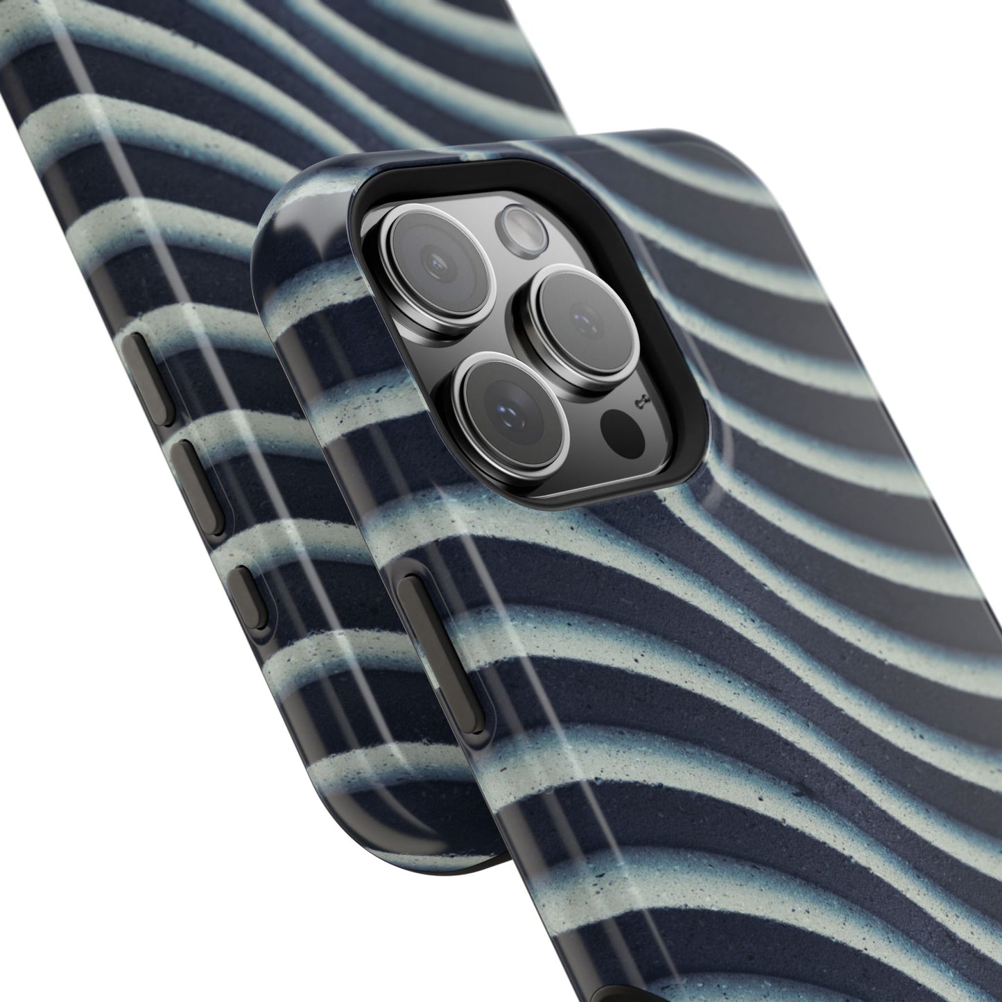 Navy Waves Phone Case