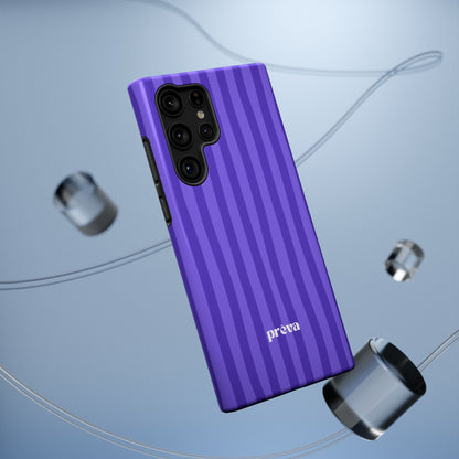 Dark Purple Stripes Phone Case