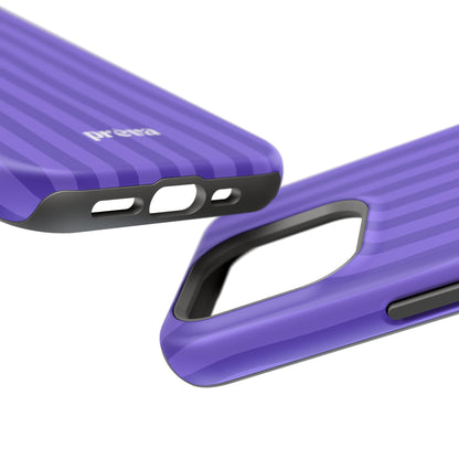 Dark Purple Stripes Phone Case