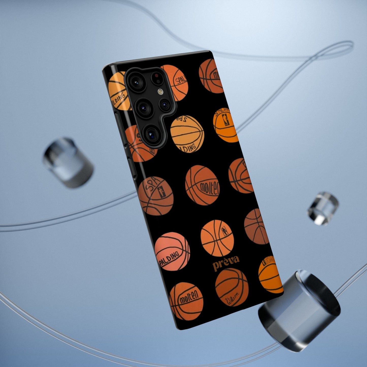 Black Basketball Phone Case