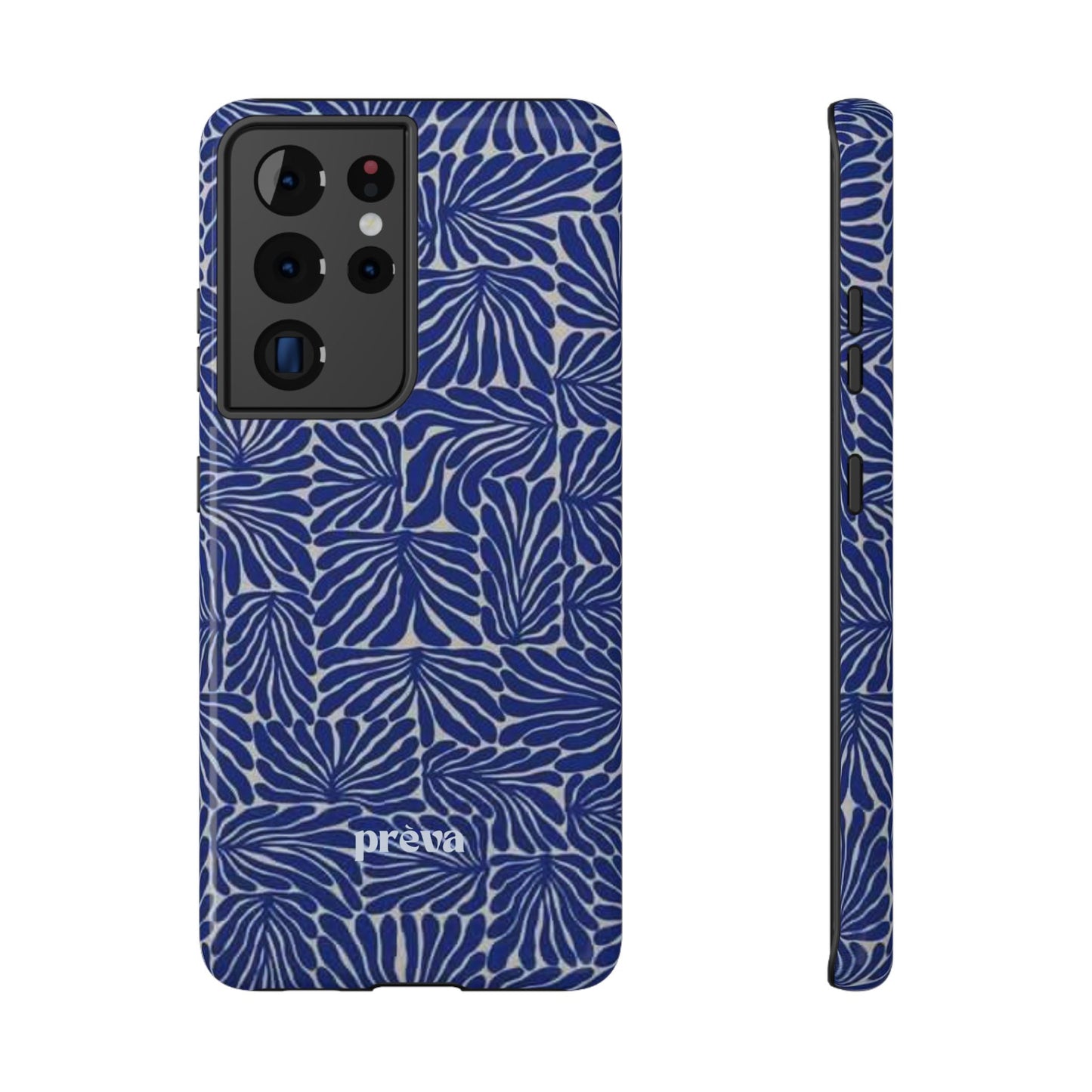 Blue Abstract Greek Phone Case