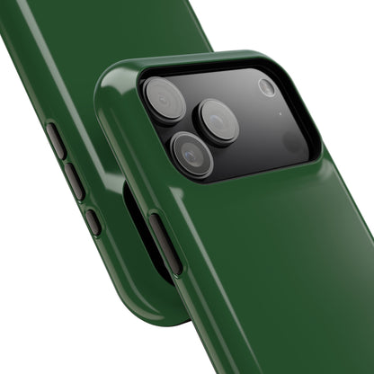 Impact-Resistant Phone Case — Forest Green Slim Armor