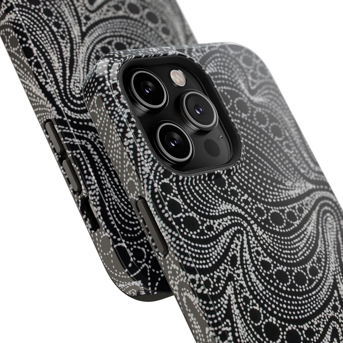 Abstract Midnight Lace Phone Case