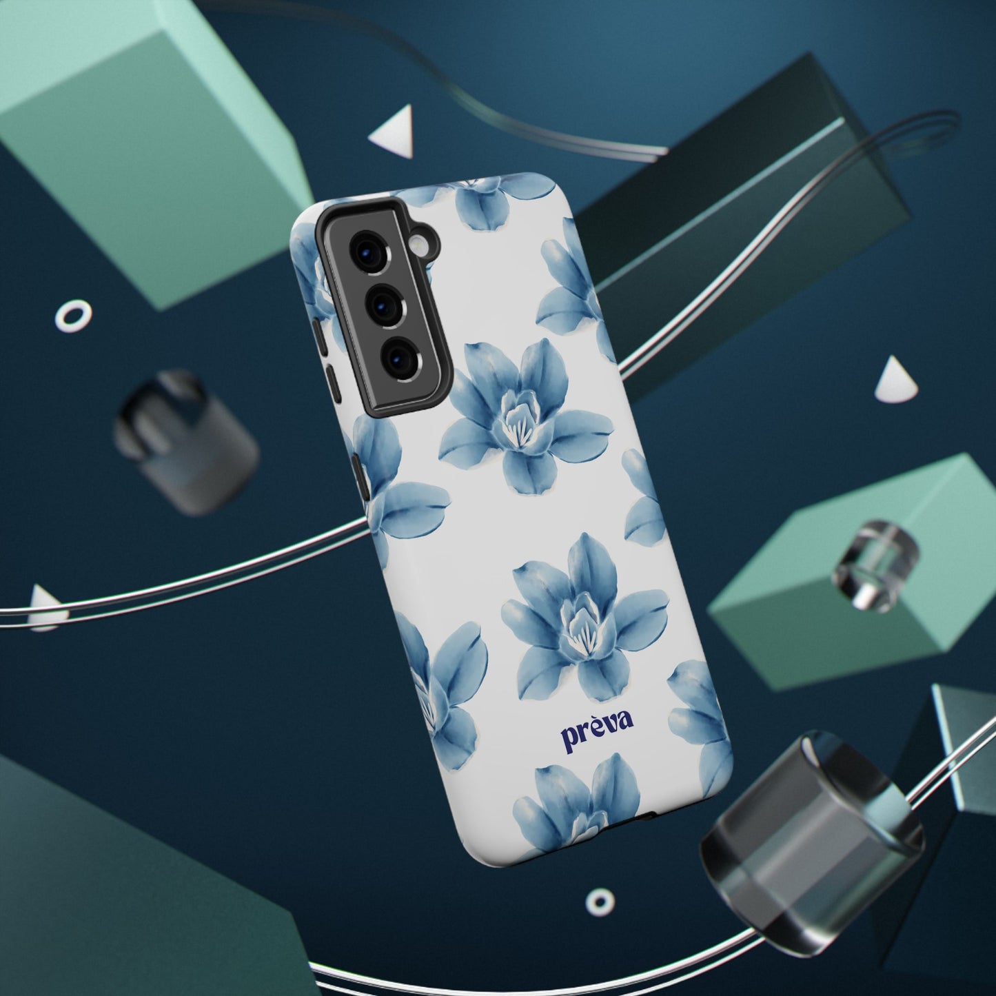 Blue Flowers Phone Case