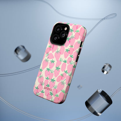 Pink Strawberry Phone Case