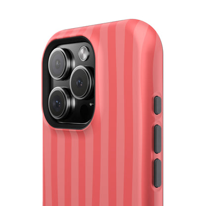 Coral Stipes Phone Case
