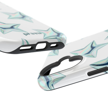 White Starburst Phone Case