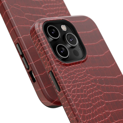 Red Croc Phone Case