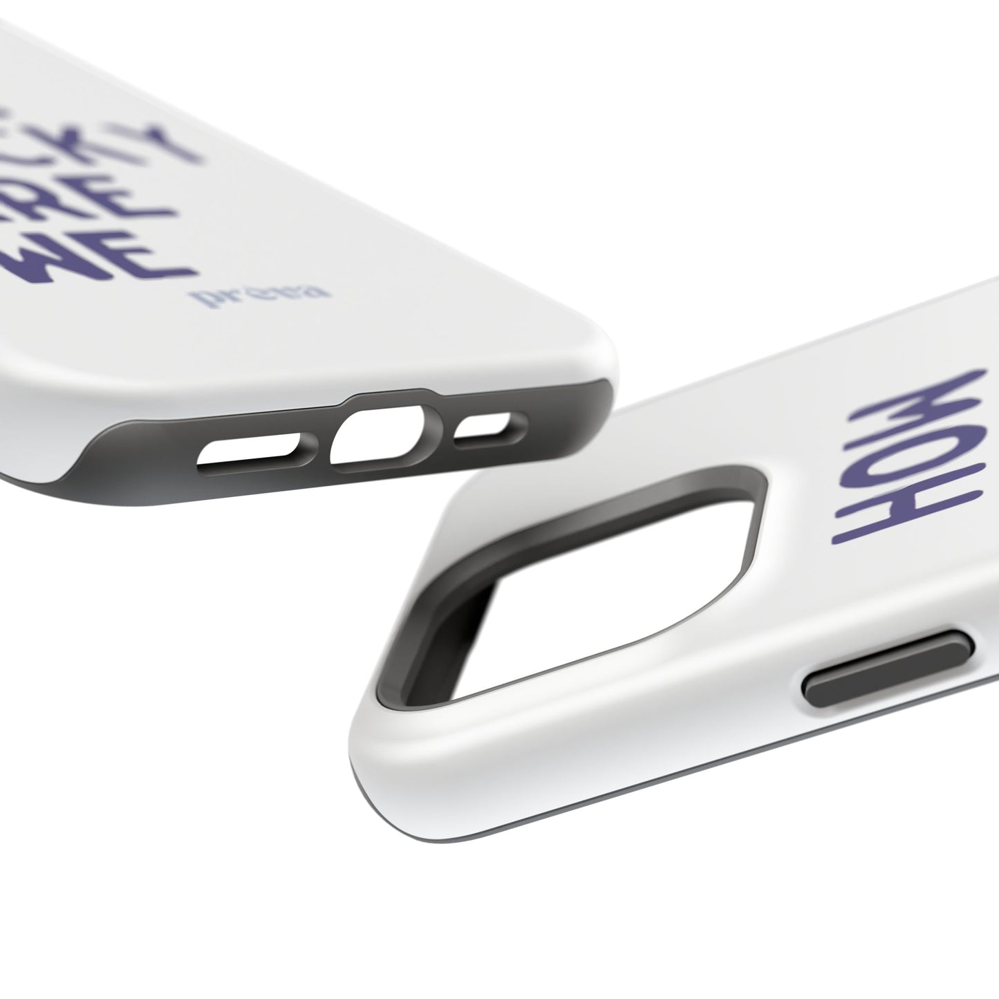 How Lucky Are We White Phone Case