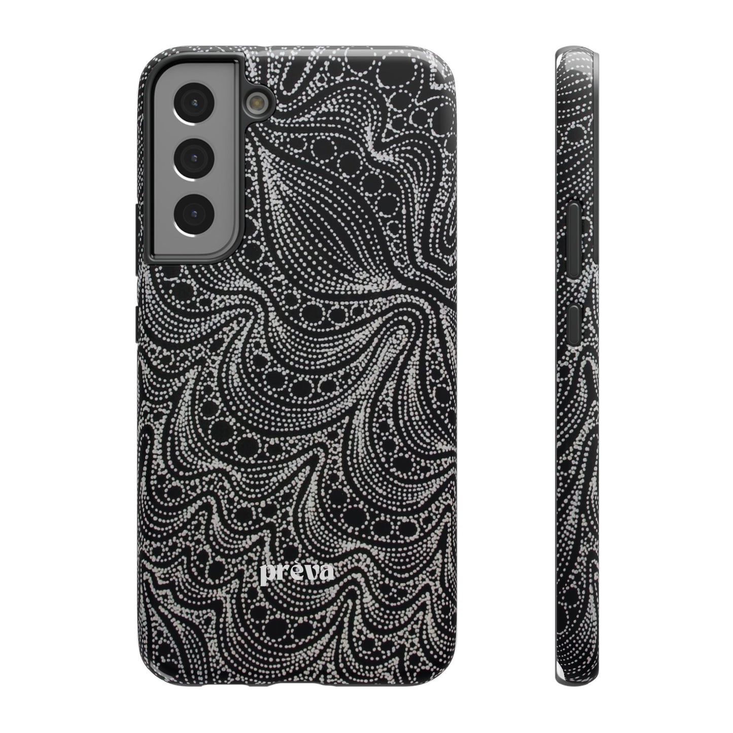 Abstract Midnight Lace Phone Case
