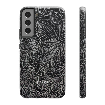 Abstract Midnight Lace Phone Case