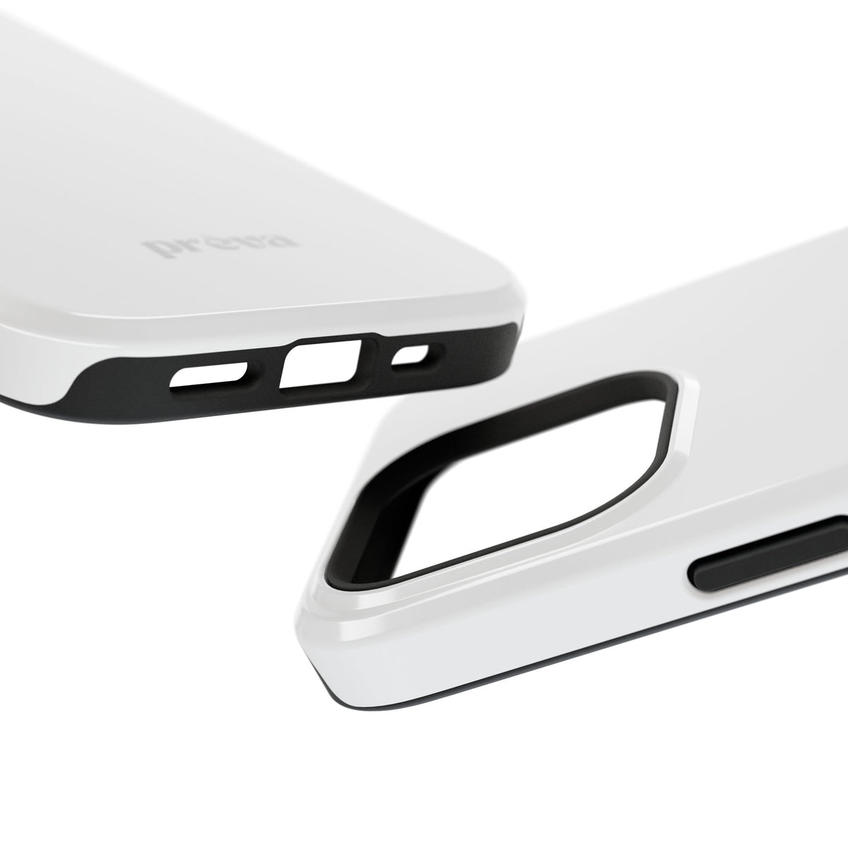 White & Grey Phone Case