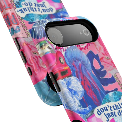 Vibrant Galaxy Collage Phone Case