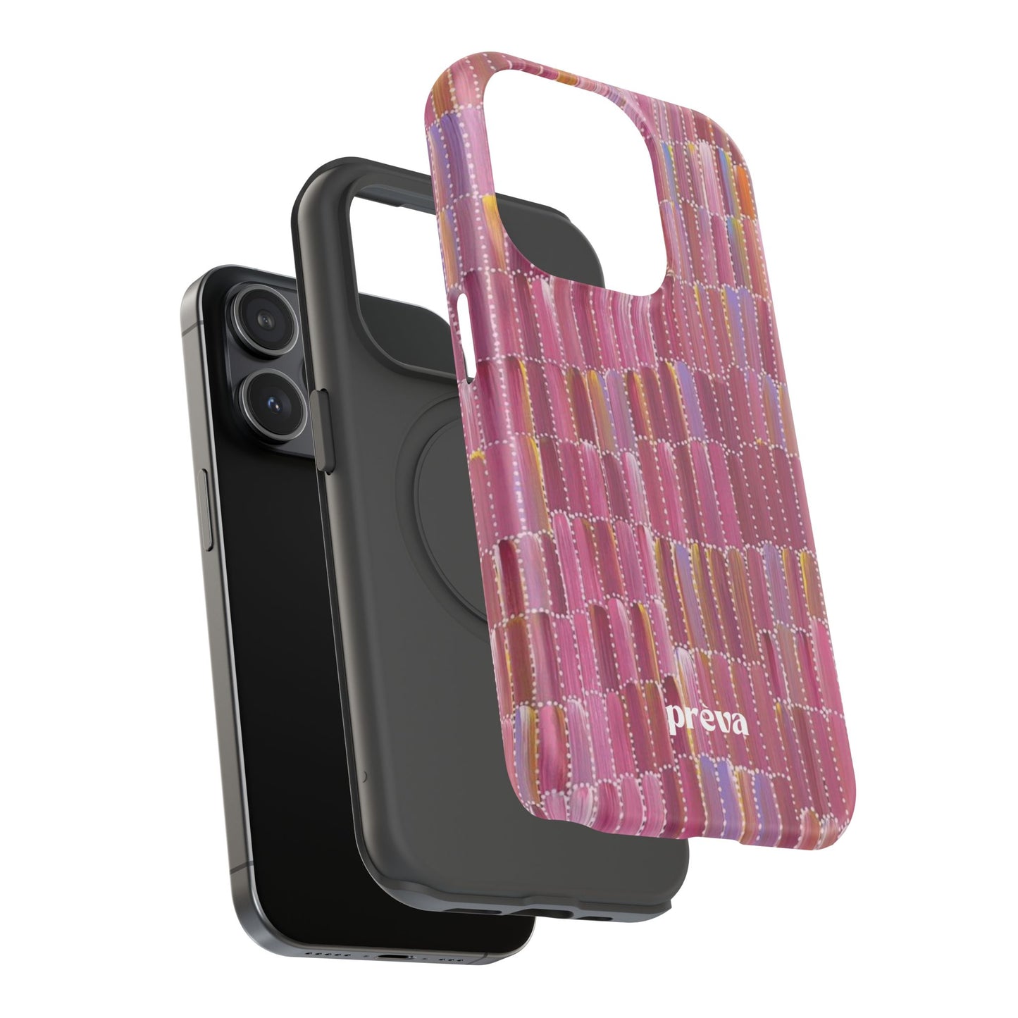 Pink Brushstroke Phone Case