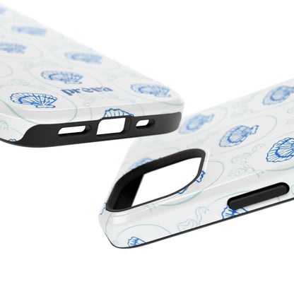 Fancy Teal Shell Phone Case