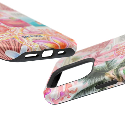 Pink Cocktail Collage Phone Case