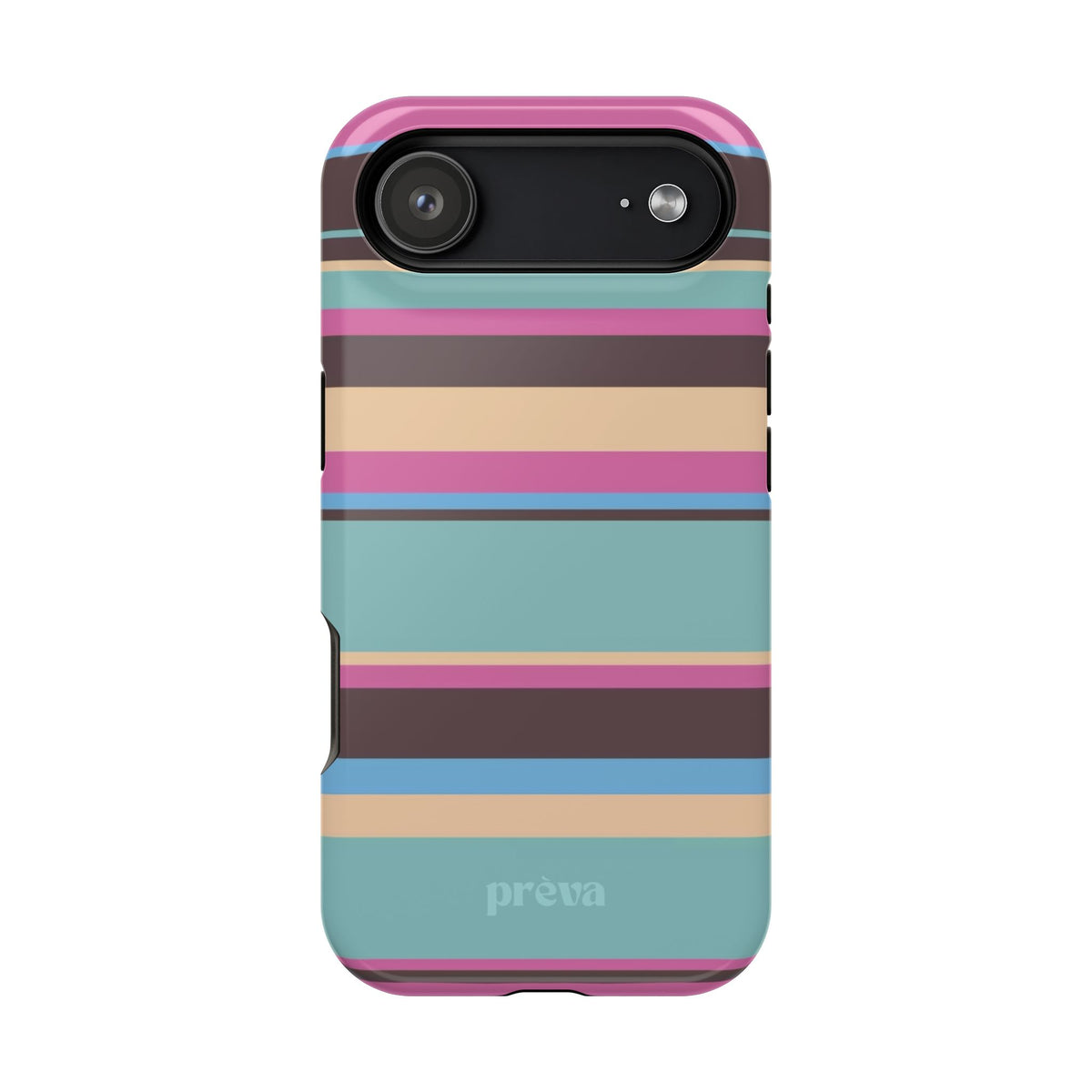 Cocoa Palm Stripes Phone Case