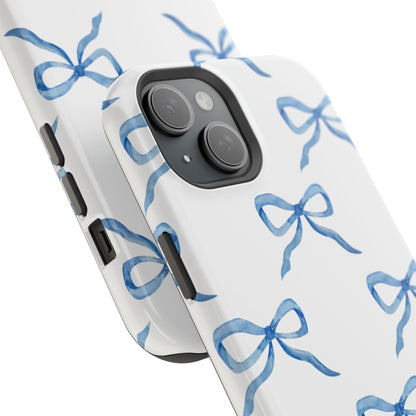 Blue Bow Phone Case