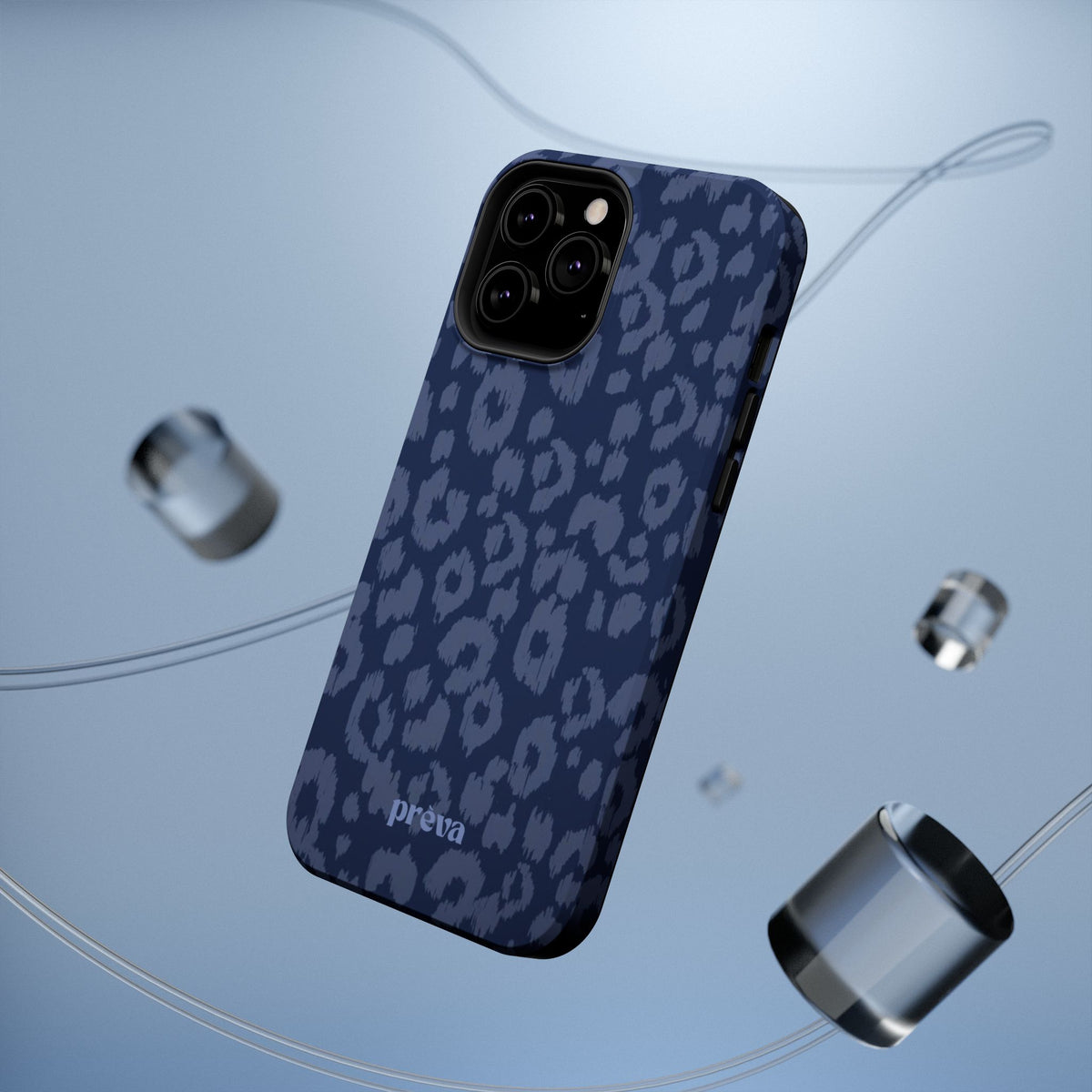 Navy Leopard  Phone Case