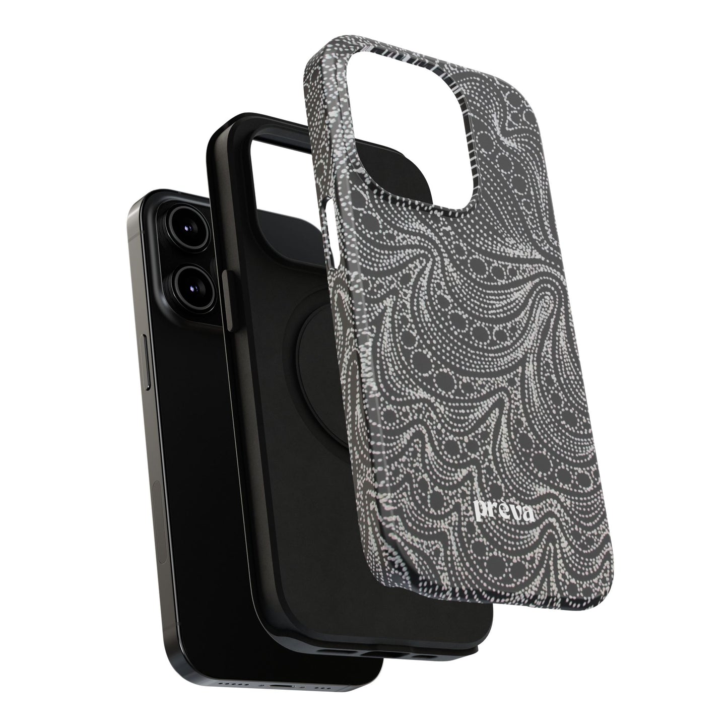 Abstract Midnight Lace Phone Case