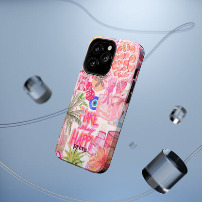 Pink Tropical Collage Phone Case