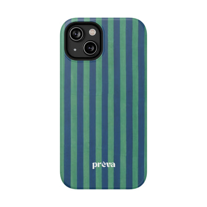 Green & Blue Stripes Phone Case