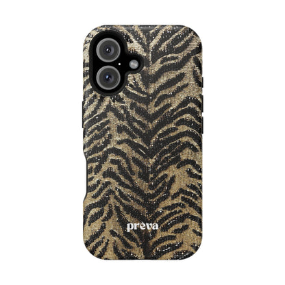 Phone Case — Impact‑Resistant Tiger Print Rug Texture