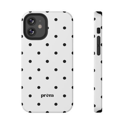 B&W polka dots Phone Case