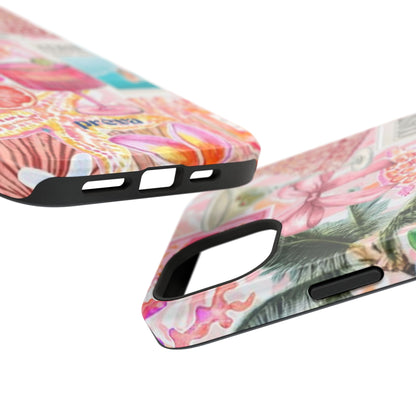 Pink Cocktail Collage Phone Case