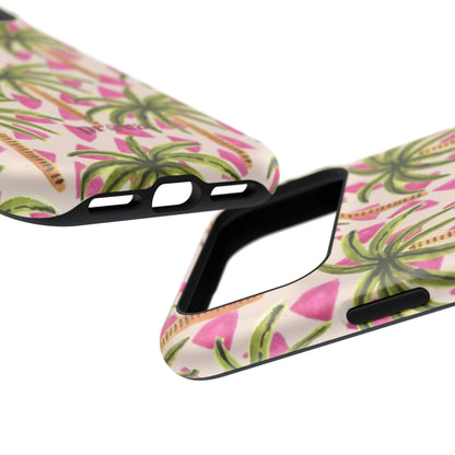 Phone Case — Pink Palm Tree Impact-Resistant Protector
