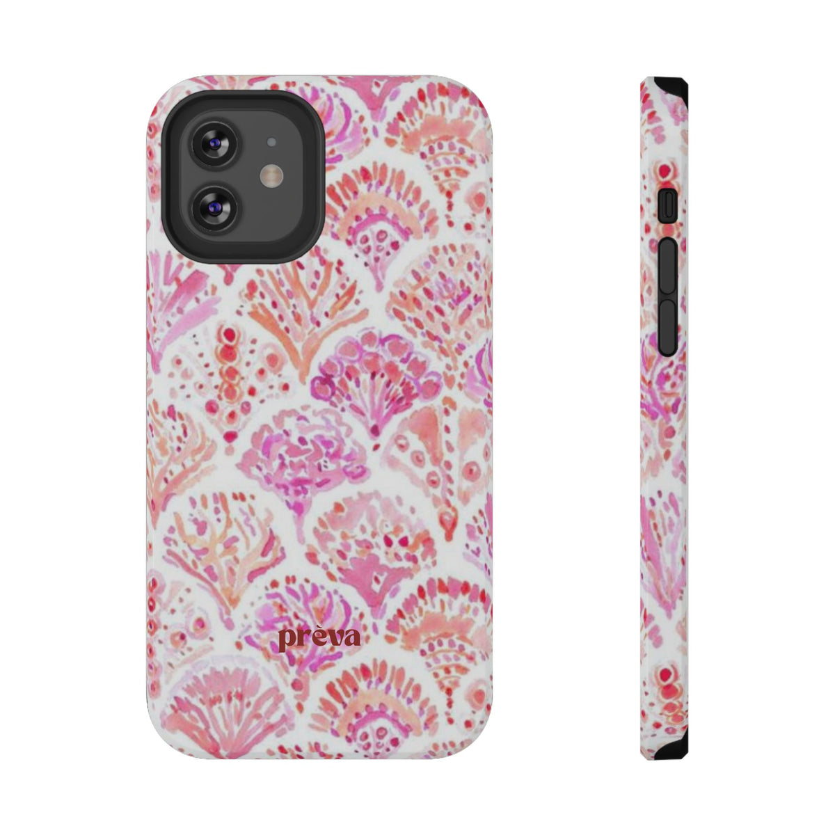Pink Shell Watercolor Phone Case