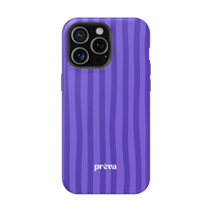Dark Purple Stripes Phone Case