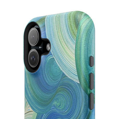 Swirling Ocean Impact-Resistant Phone Case