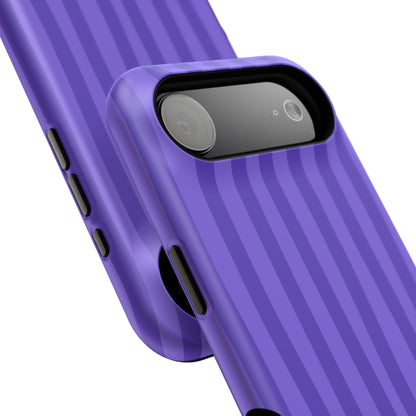 Dark Purple Stripes Phone Case