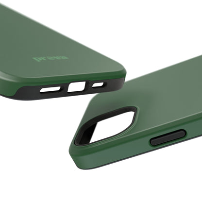 Impact-Resistant Phone Case — Forest Green Slim Armor