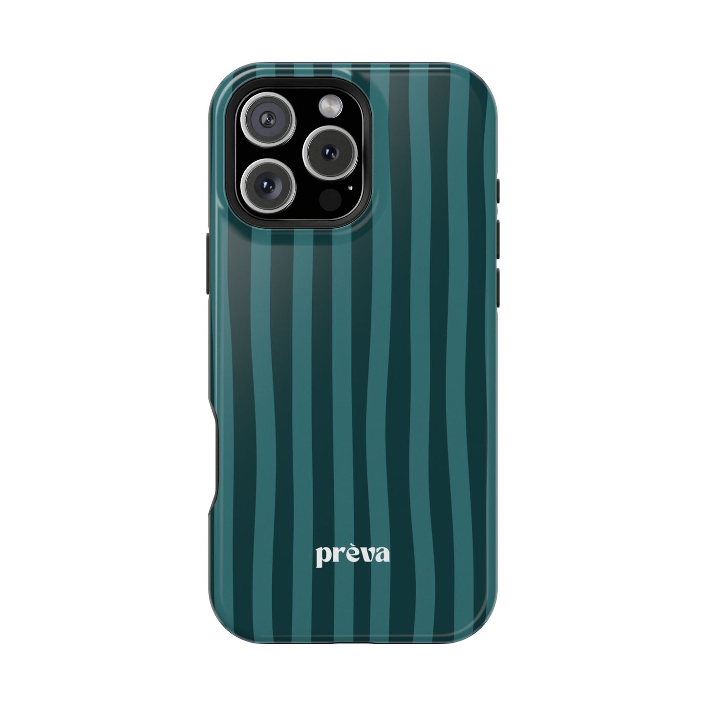 Dark Stripes Turquoise Phone Case