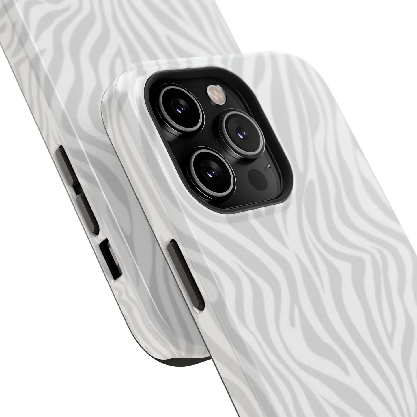 Zebra White Wave Phone Case