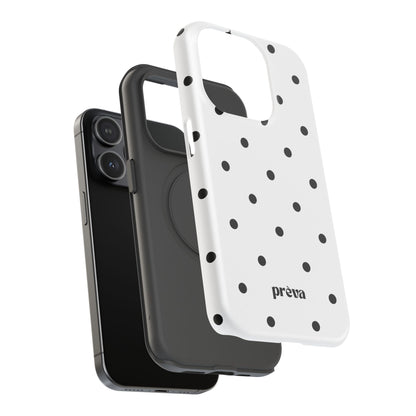 B&W polka dots Phone Case