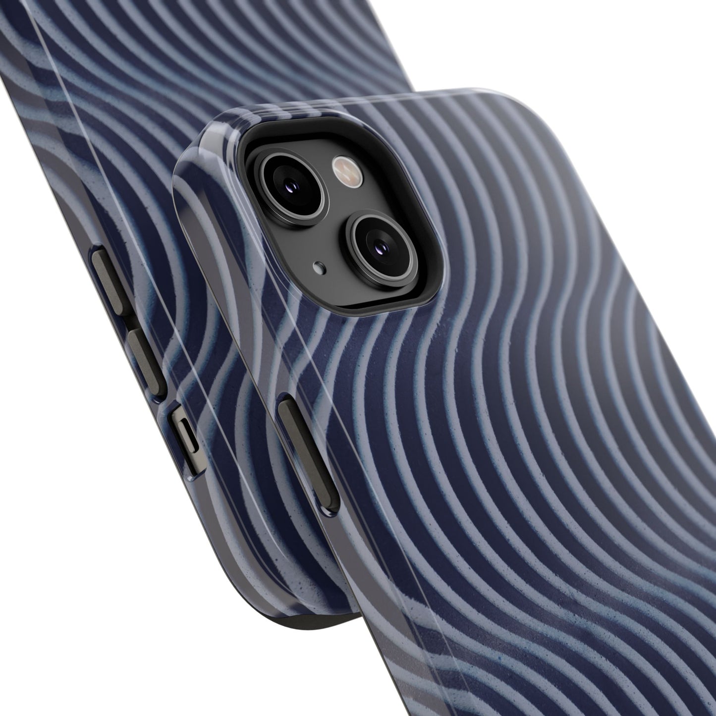 Wavy Navy Phone Case