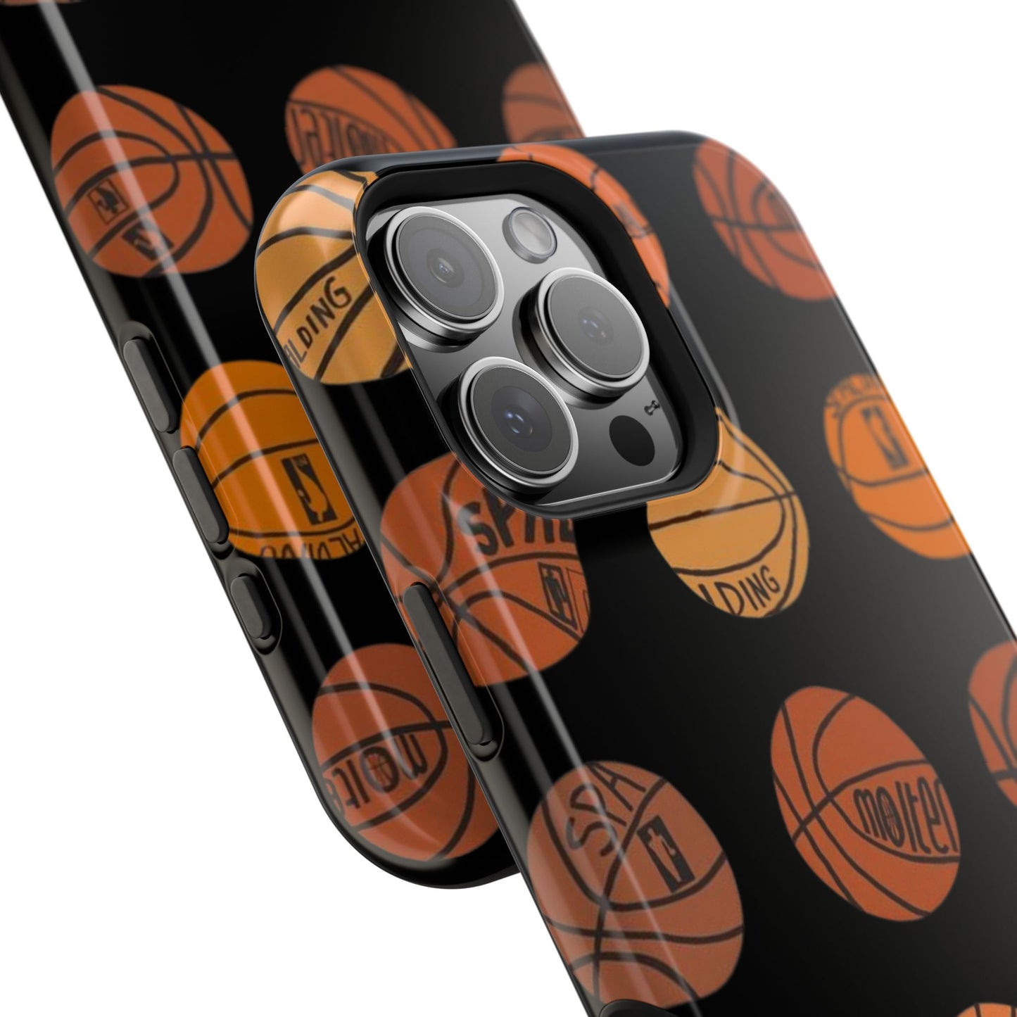 Black Basketball Phone Case