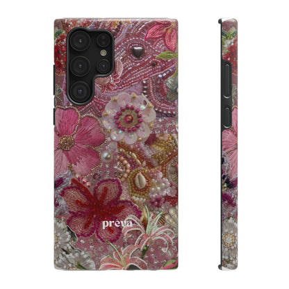 Floral Embroidery Phone Case